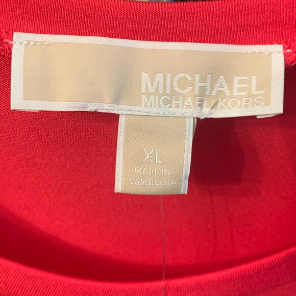 Michael Kors Deep Pink Blouse (NWT) SZ XL - Picture 4 of 9